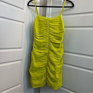 Sophie Rue Spaghetti Strap Ruched Dress Size Small